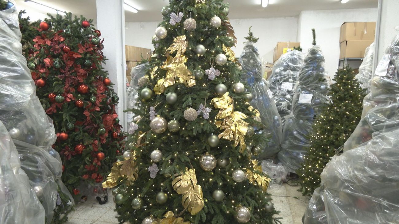 Alquilar tu árbol de Navidad es posible: la solución que triunfa en un almacén de Tetuán