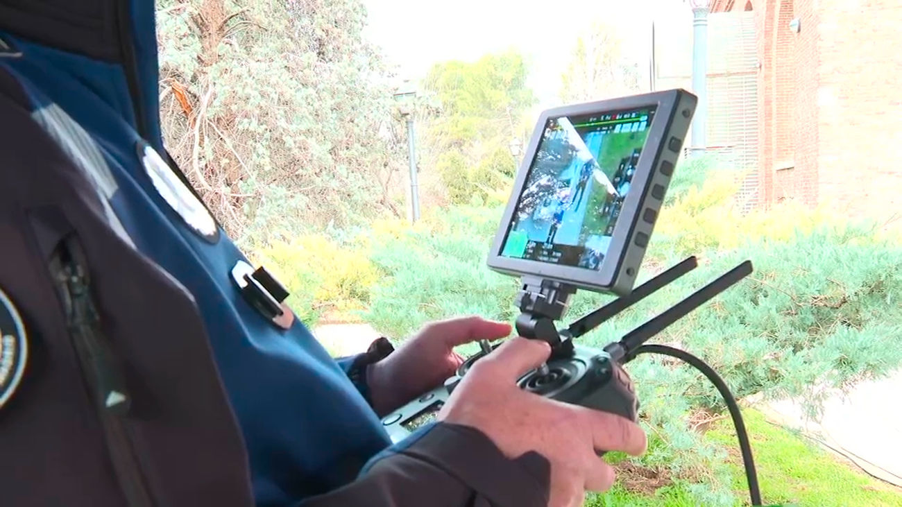 Los drones de la Policía Municipal vigilarán el centro de Madrid durante las aglomeraciones de Navidad