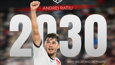 Ratiu renueva con el Rayo Vallecano hasta 2030