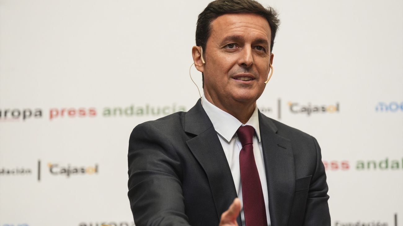 El presidente de la Diputación de Almería, Javier Aureliano García