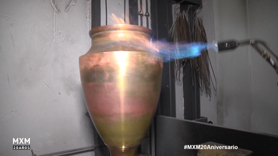 Este es el taller en el que se fabrica el trofeo de la UEFA Champions League