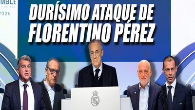 Florentino Pérez ataca a Tebas, Barça, árbitros y UEFA
