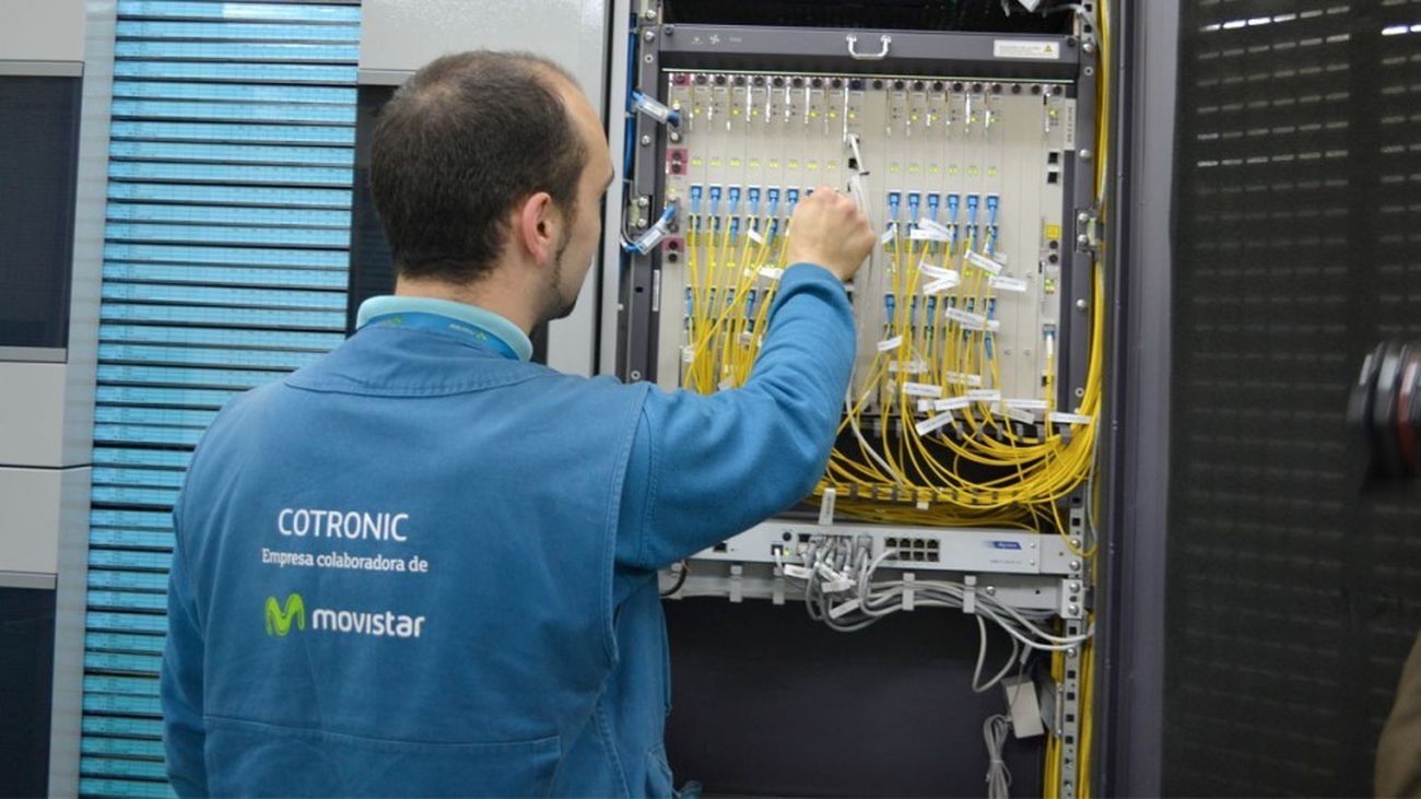 Trabajador de Telefónica