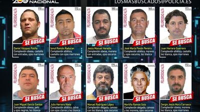 Estos son los fugitivos  más peligrosos buscados en España