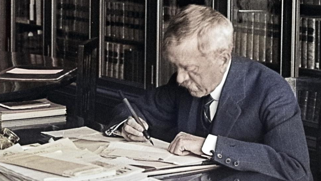 Ignacio Bolívar, en el Museo Nacional de Ciencias Naturales de Madrid