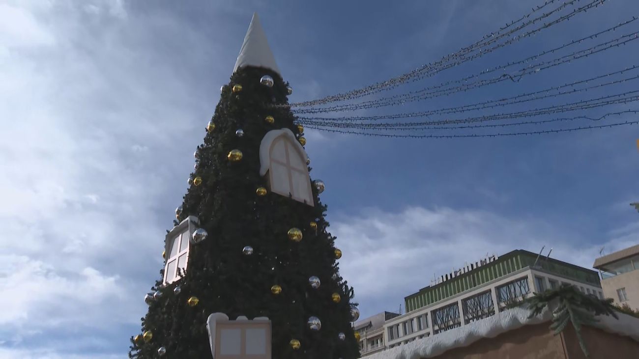 Las instalaciones navideñas de Plaza de España se retrasan