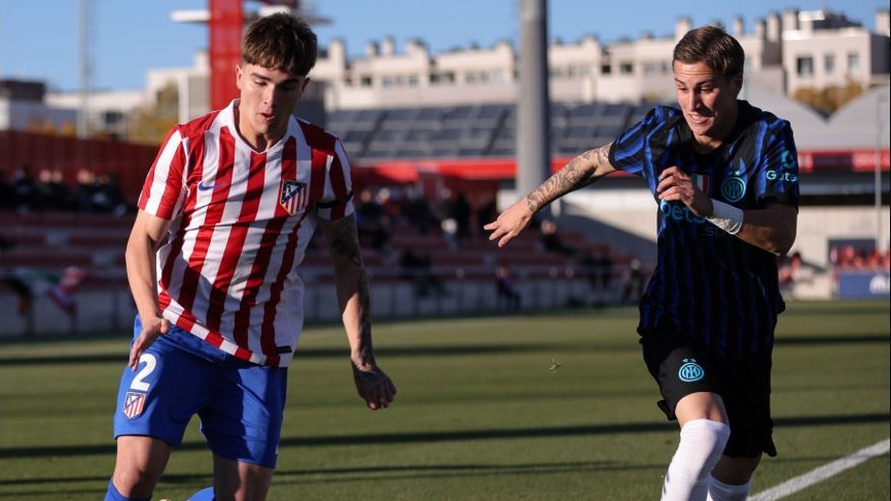 4-1. El Atlético de Madrid Juvenil golea al Inter