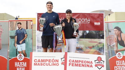 Abel Forger y Didi Bredberg Cañizares, ganadores del Open Internacional Ciudad de Alcalá de Henares