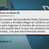 Ábalos confirma que la reunión entre Pedro Sánchez y Otegi "existió"