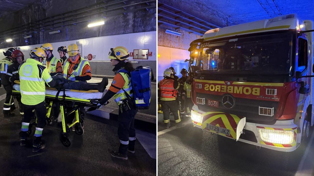 Simulacro de emergencias en la M-30