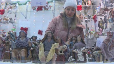 El mercadillo de la Plaza Mayor, a punto para estrenarse esta Navidad
