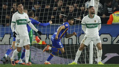 1-0. Arrambarri da la victoria al Getafe ante el Elche