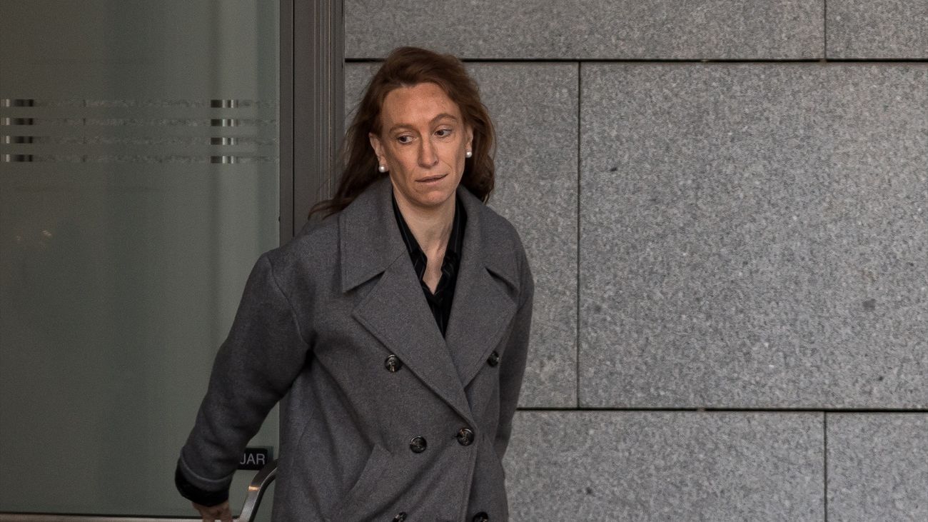 La abogada de Koldo García, Leticia de la Hoz, a su llegada a la Audiencia Nacional