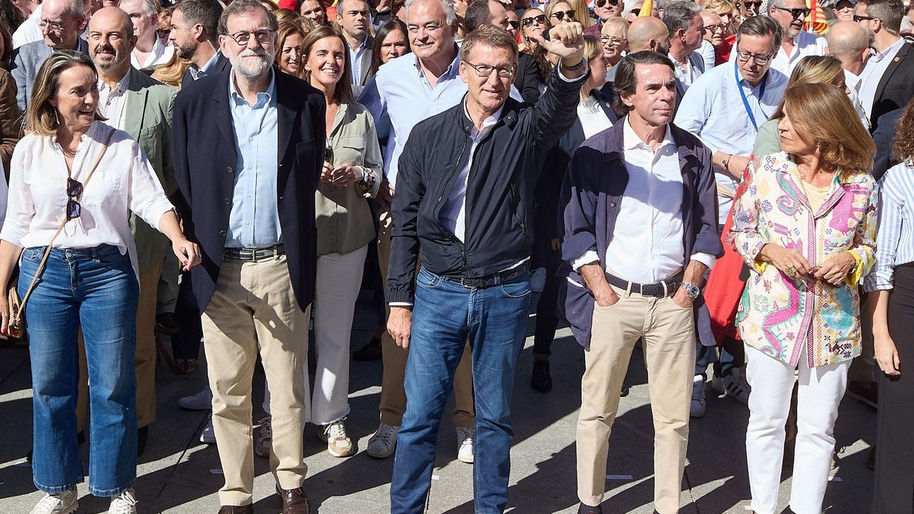 Aznar y Rajoy participarán en la manifestación convocada por el PP contra la corrupción en el gobierno