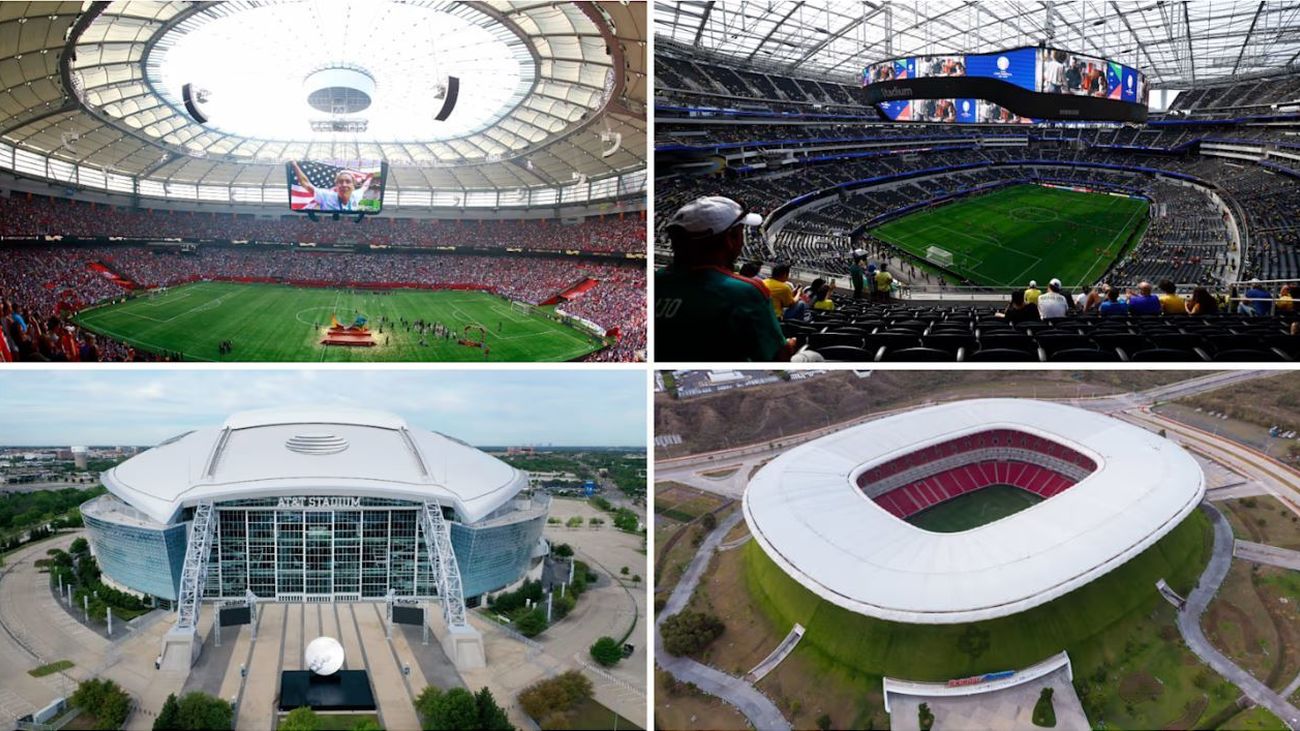 Los estadios del Mundial 2026