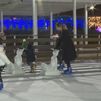 Chamberí estrena una pista de patinaje sobre hielo de 450 metros cuadrados