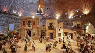 La Montaña Artificial del Retiro se convierte en joya del belén siciliano