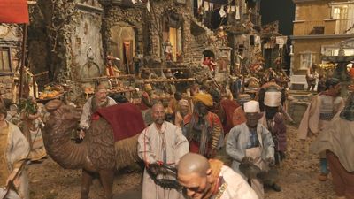 Así se ultiman los detalles del Belén Napolitano del Palacio Real de Madrid