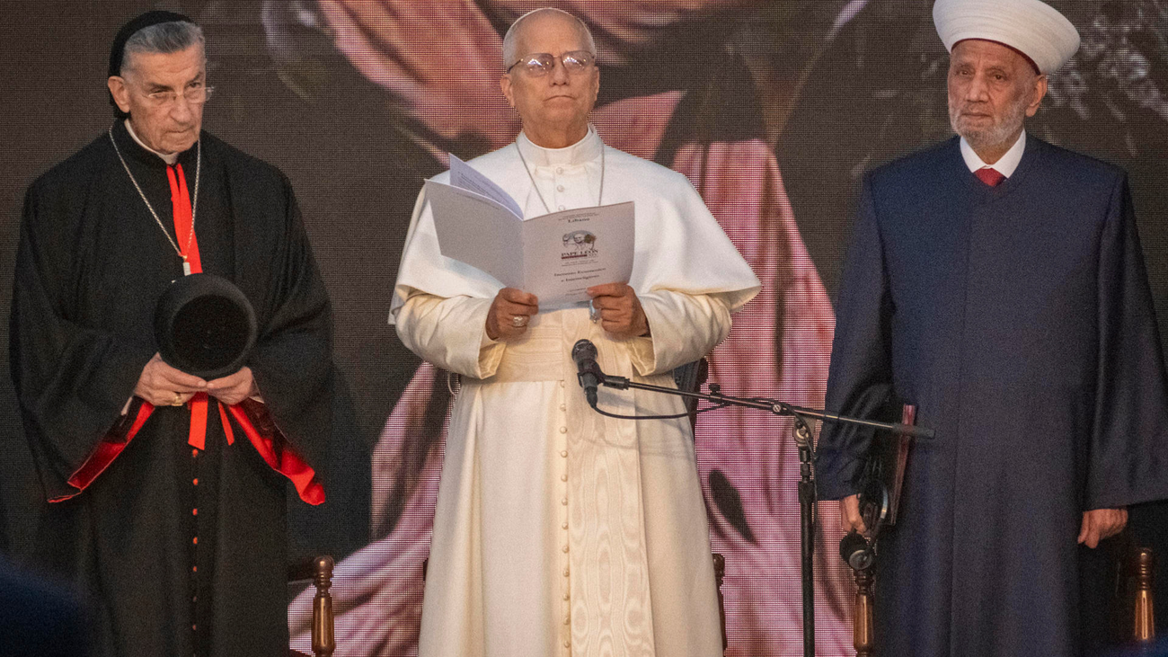 El papa León XIV pide unidad y paz en su segundo día de visita al Líbano