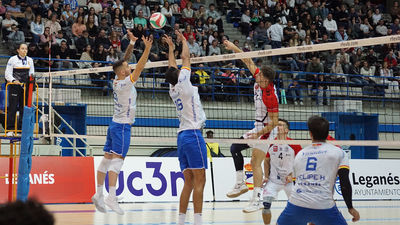 Segunda victoria en casa del Voleibol Leganés en Superliga