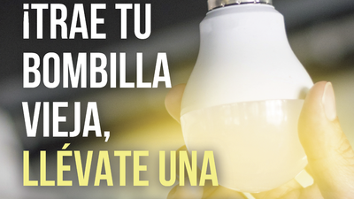 Parla entrega gratis a los vecinos lámparas led a cambio de bombillas viejas