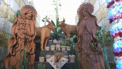 Conocemos un belén mexicano con figuras de barro completamente hechas a mano en Casa Mexico