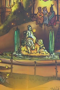 Un belén napolitano y más de 70 detalles inspiran el cartel de Navidad que se reparte gratis en Cibeles