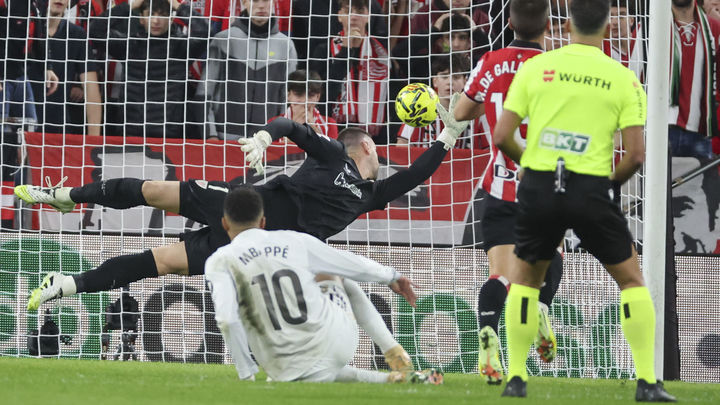 Mbappé marca al Athletic / EFE