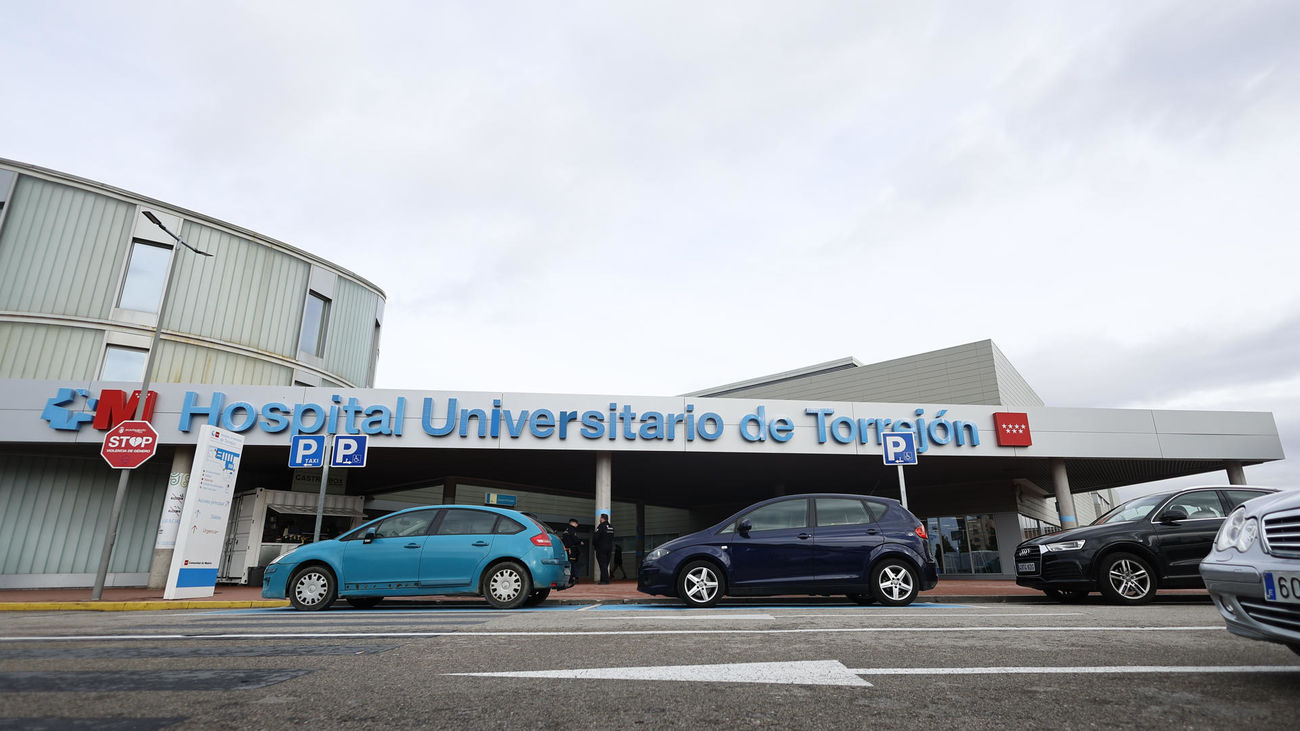 Entrada del Hospital de Torrejón de Ardoz gestionado por el grupo sanitario Ribera Salud