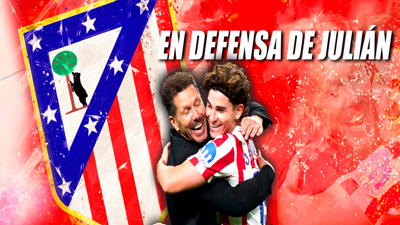 Simeone defiende a 'La araña': “Creo que Julián Alvarez hizo 39 goles desde que llegó…”