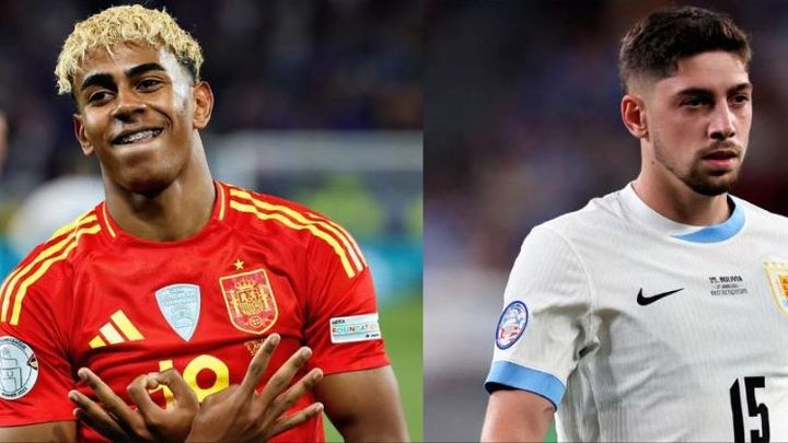 Lamine Yamal y Fede Valverde / TELEMADRID