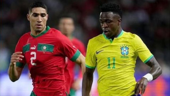 Vinicius y  Achraf / EFE