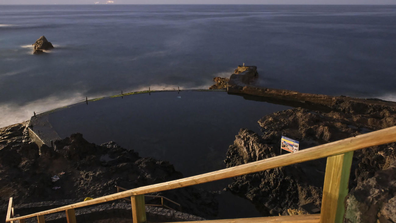 Piscina natural de Isla Cangrejo, en Los Gigantes (Tenerife)