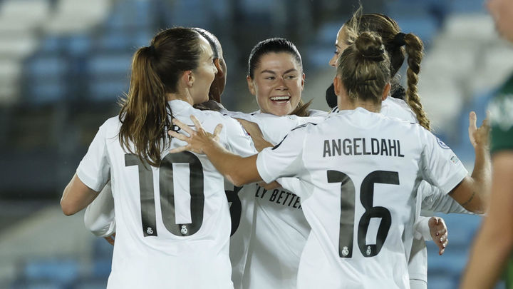 2-0. El Real Madrid femenino con nueve gana al Wolfsburgo