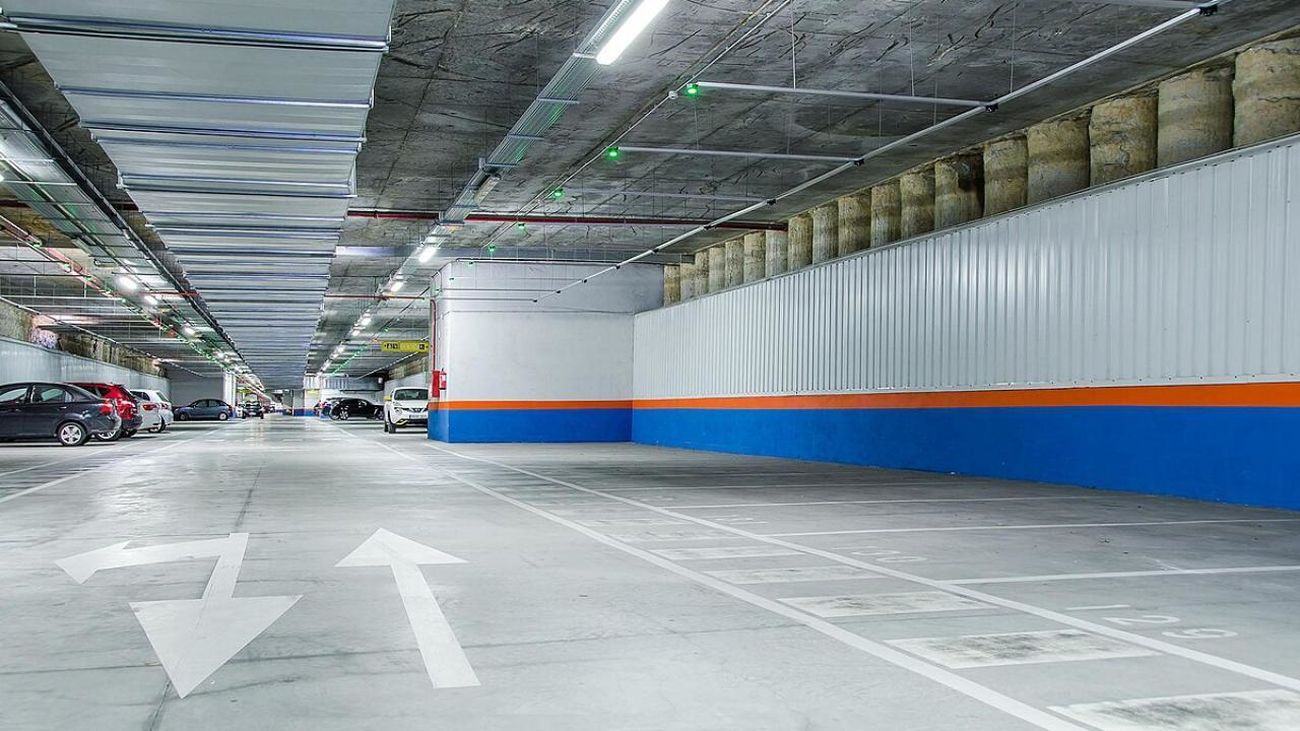 Aparcamiento en la estación de Cercanías
