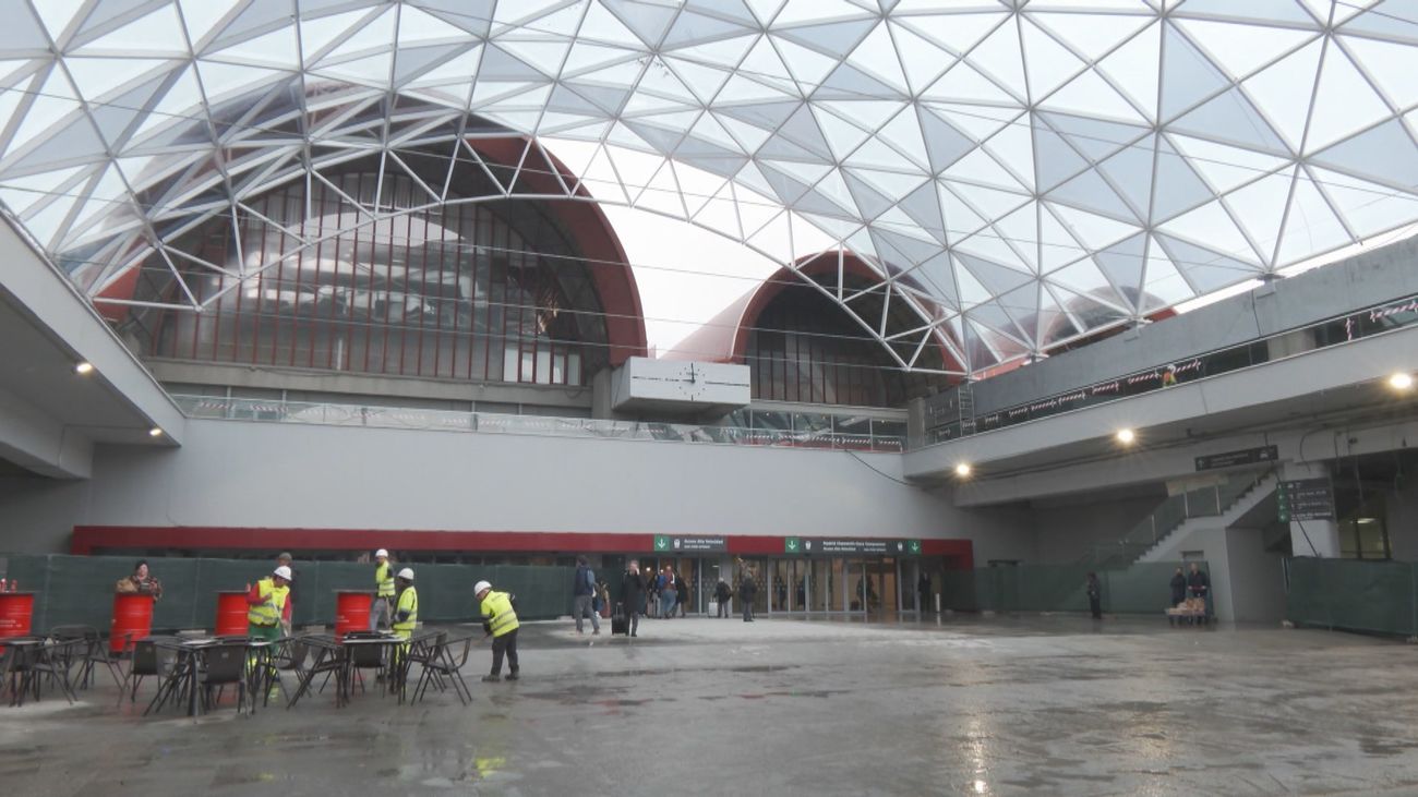 La estación de Chamartín estrena una gran bóveda acristalada y amplía su vestíbulo en plena remodelación
