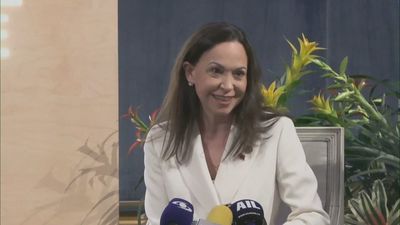 María Corina Machado agradece desde Oslo el apoyo de EE.UU. y pide la ayuda del mundo contra Maduro