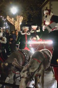 Papá Noel y sus renos llegan a Colmenar del Arroyo