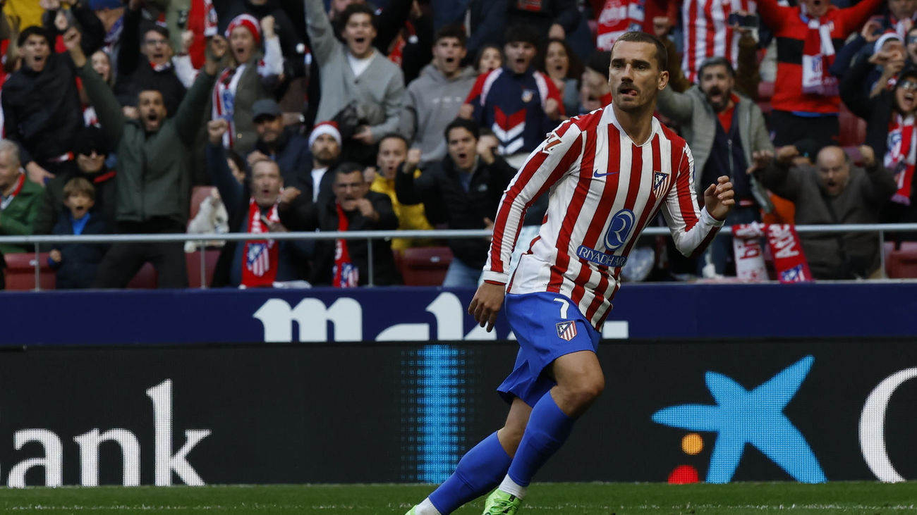 Griezmann, tras anotar ante el Valencia