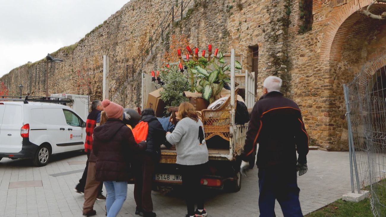 Así se prepara el belén viviente de Buitrago del Lozoya