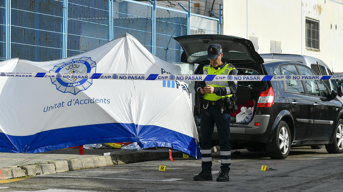 Lugar del atropello mortal a una niña en Mallorca