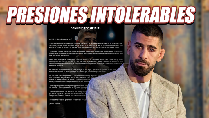 Topuria denuncia "presiones intolerables y un intento de extorsión"