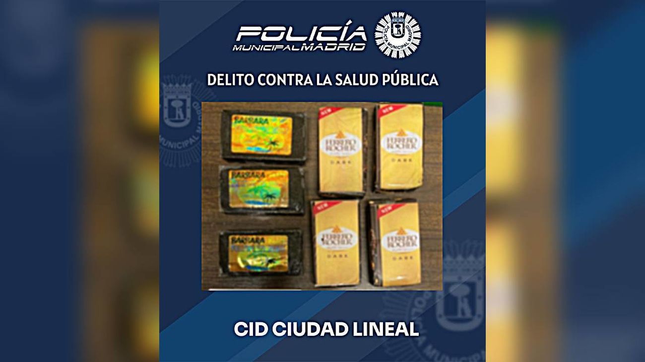 Detenido con más de 800 gramos de hachís escondidos en su vehículo