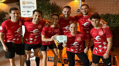 Un equipo formado por árbitros madrileños gana la San Silvestre Vertical