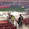El estadio Metropolitano se convierte en una pista de hielo de 4.700 metros cuadrados para patinar