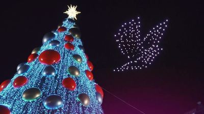 Aranjuez estrena un innovador espectáculo aéreo navideño protagonizado por 220 drones