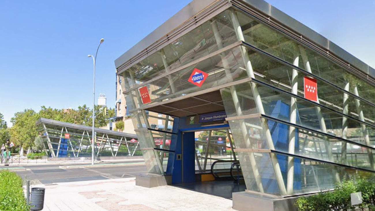 Estación de Joaquín Vilumbrales de la Línea 10 de Metro de Madrid, en Alcorcón
