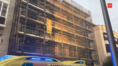 Herido grave un trabajador tras caer desde 8 metros en una obra en Chamartín