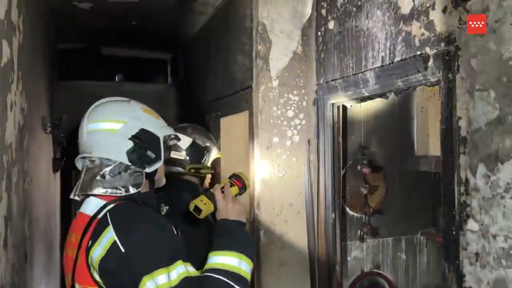 Explosión en una vivienda en Parla.