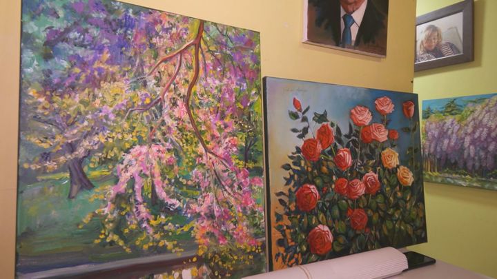 Gabino Amaya: medio siglo de pintura con los parques de Madrid como nuevo refugio